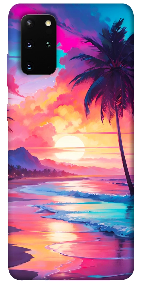 Чохол Закатный пляж для Galaxy S20 Plus (2020)