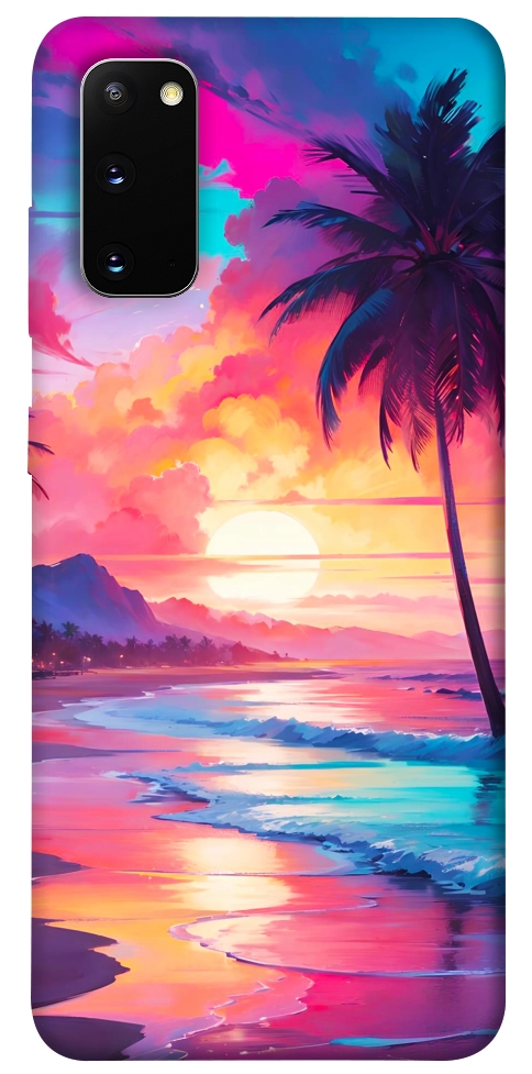 Чохол Закатный пляж для Galaxy S20 (2020)