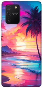 Чехол Закатный пляж для Galaxy S10 Lite (2020)