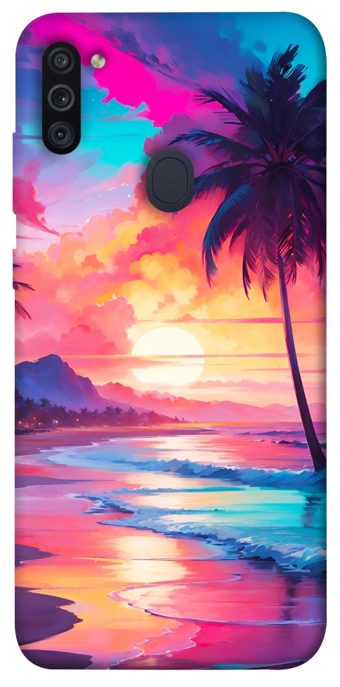 Чохол Закатный пляж для Galaxy M11 (2020)