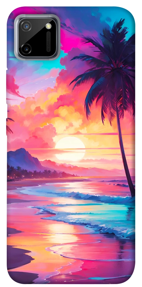 Чохол Закатный пляж для Realme C11