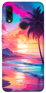 Чехол Закатный пляж для Xiaomi Redmi Note 7 Pro