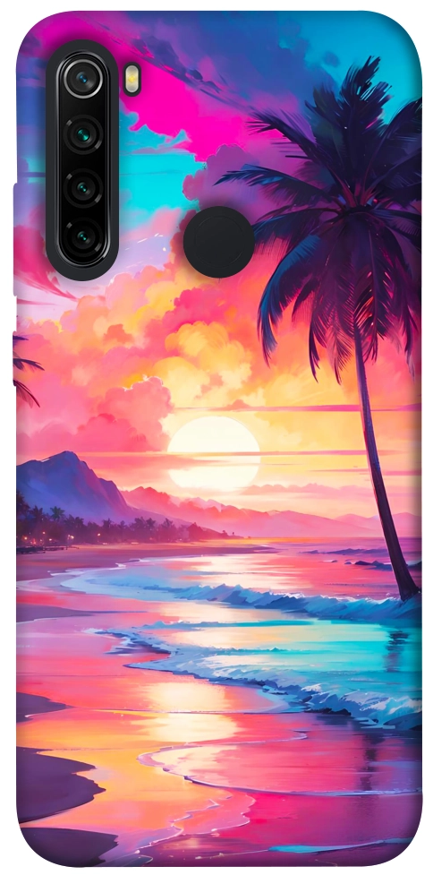 Чохол Закатный пляж для Xiaomi Redmi Note 8
