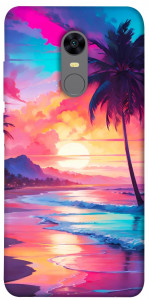 Чехол Закатный пляж для Xiaomi Redmi 5 Plus
