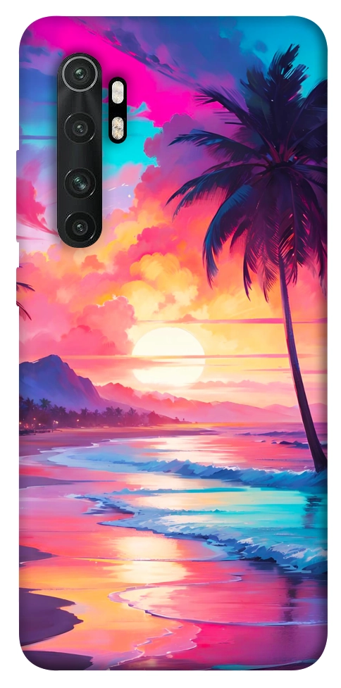 Чохол Закатный пляж для Xiaomi Mi Note 10 Lite