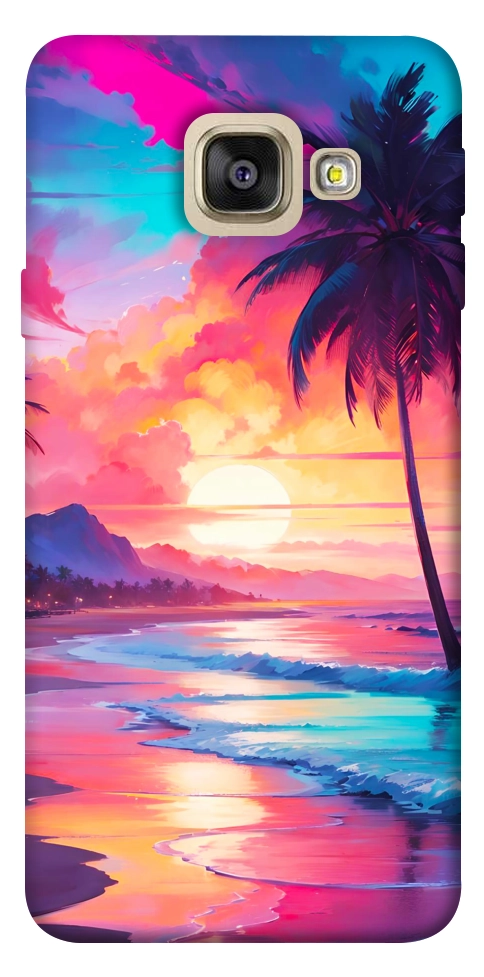 Чохол Закатный пляж для Galaxy A5 (2017)