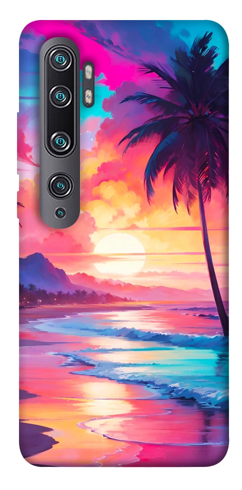 Чохол Закатный пляж для Xiaomi Mi Note 10