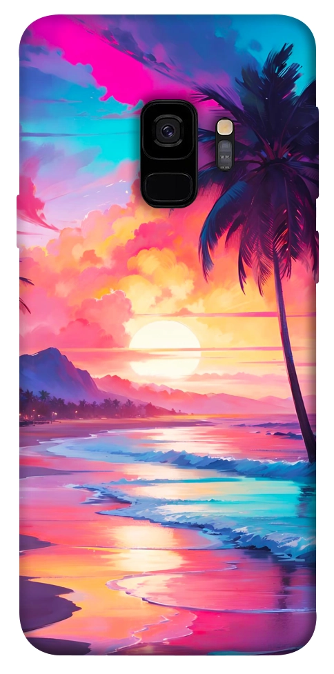 Чохол Закатный пляж для Galaxy S9