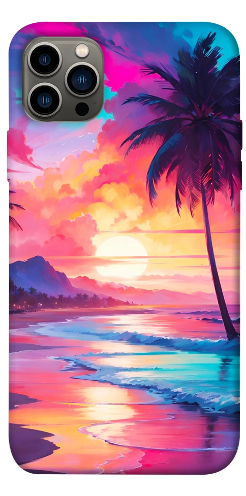 Чохол Закатный пляж для iPhone 12 Pro