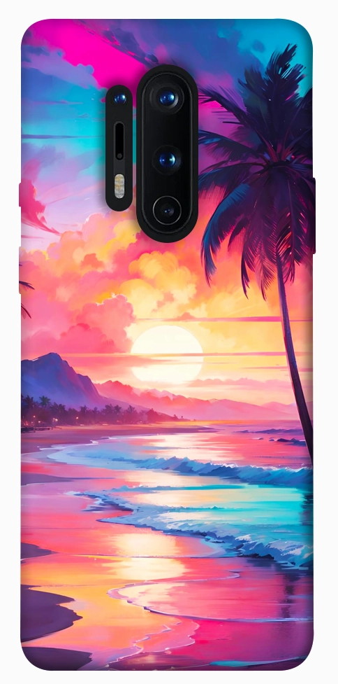 Чохол Закатный пляж для OnePlus 8 Pro