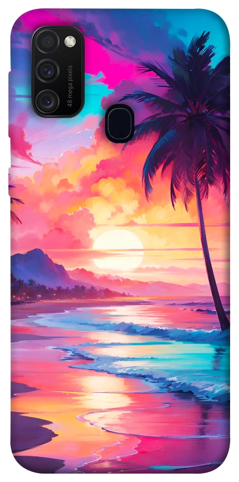 Чохол Закатный пляж для Galaxy M30s