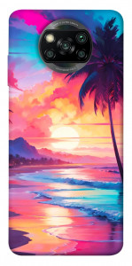Чохол Закатный пляж для Xiaomi Poco X3 Pro
