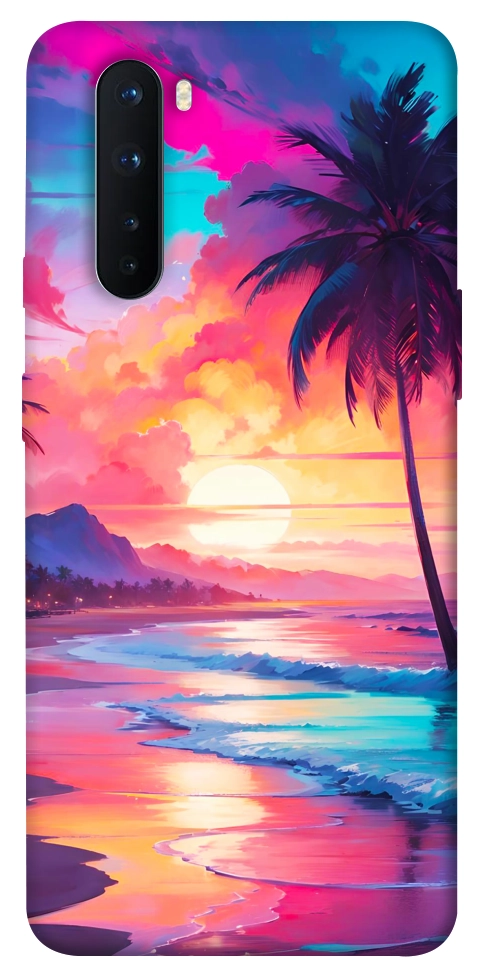 Чохол Закатный пляж для OnePlus Nord