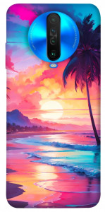 Чехол Закатный пляж для Xiaomi Poco X2