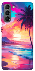 Чехол Закатный пляж для Galaxy S21