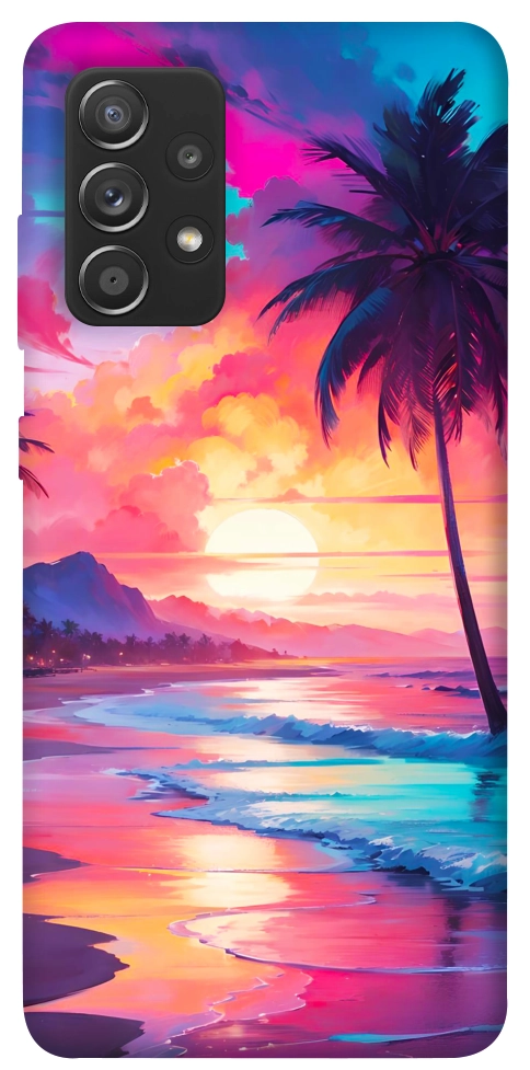 Чохол Закатный пляж для Galaxy A72 5G