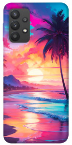 Чехол Закатный пляж для Galaxy A32 4G