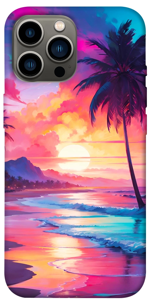 Чохол Закатный пляж для iPhone 13 Pro Max
