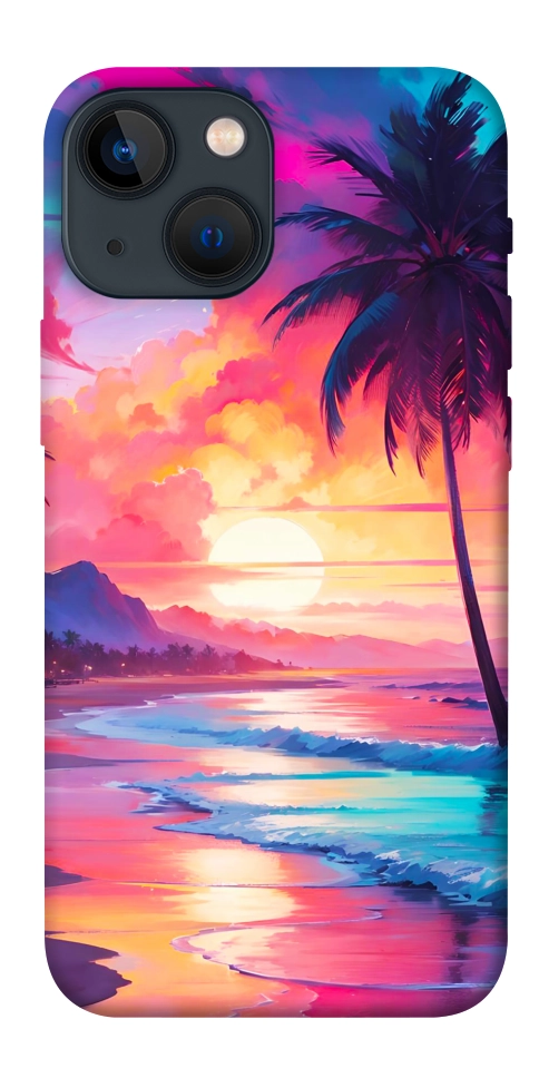 Чохол Закатный пляж для iPhone 13 mini
