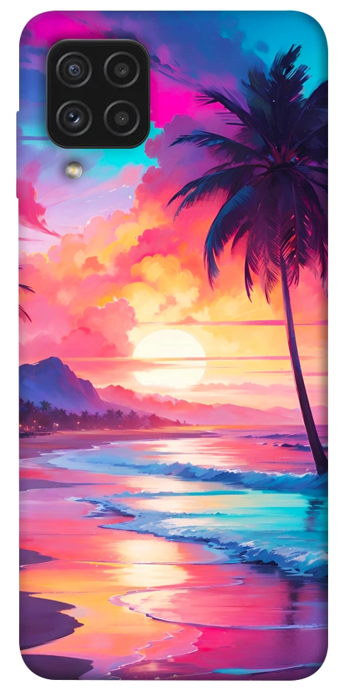 Чохол Закатный пляж для Galaxy A22 4G