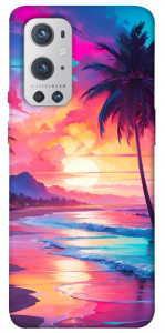 Чехол Закатный пляж для Oneplus 9 pro
