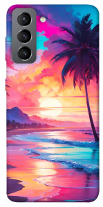 Чехол Закатный пляж для Galaxy S21 FE