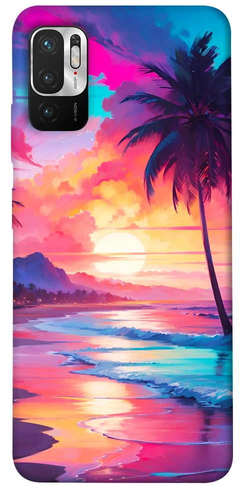 Чохол Закатный пляж для Xiaomi Poco M3 Pro