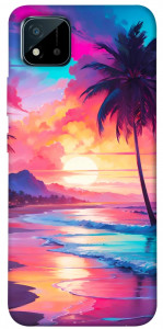 Чехол Закатный пляж для Realme C11 (2021)