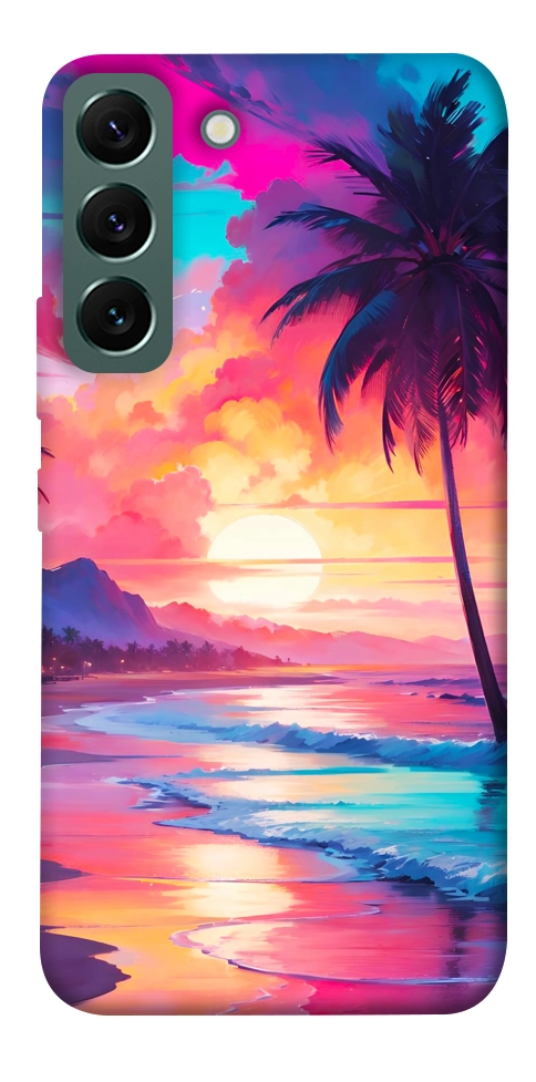 Чохол Закатный пляж для Galaxy S22