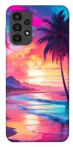 Чехол Закатный пляж для Galaxy A13 4G