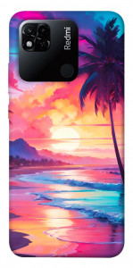Чехол Закатный пляж для Xiaomi Redmi 10A