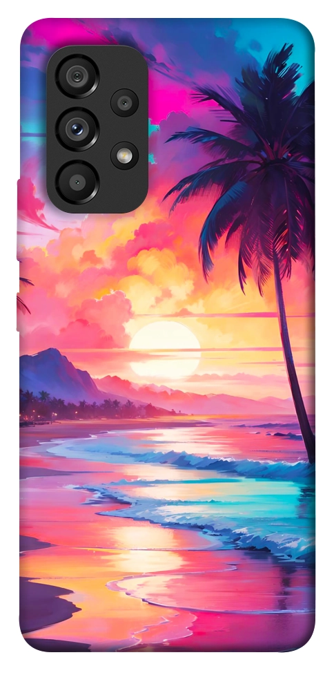 Чохол Закатный пляж для Galaxy A53