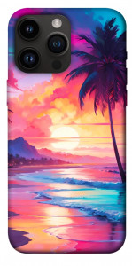 Чехол Закатный пляж для iPhone 14 Pro Max