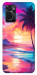 Чехол Закатный пляж для Oppo A76 4G