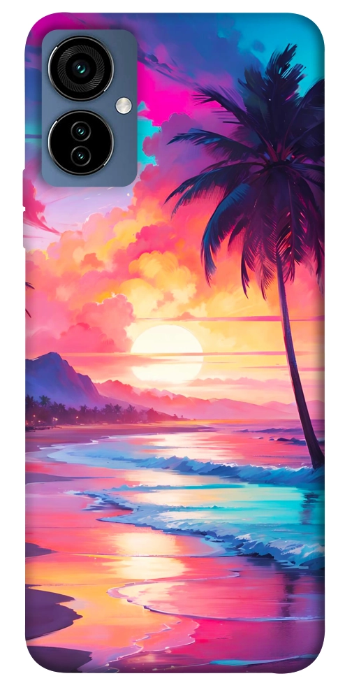 Чохол Закатный пляж для TECNO Camon 19 Neo