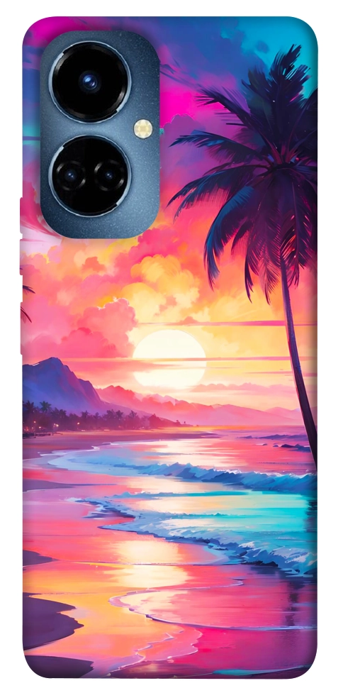 Чохол Закатный пляж для TECNO Camon 19 Pro (CI8n)