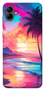 Чехол Закатный пляж для Galaxy A04
