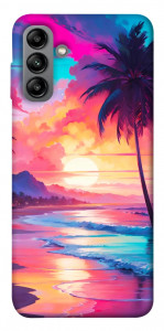 Чехол Закатный пляж для Galaxy A04s