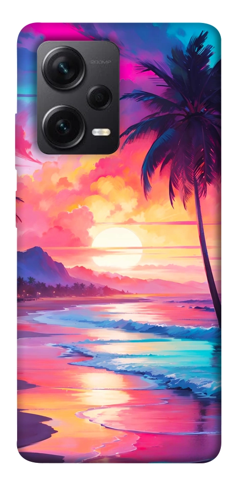 Чохол Закатный пляж для Xiaomi Redmi Note 12 Pro 5G