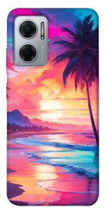 Чехол Закатный пляж для Xiaomi Redmi Note 11E