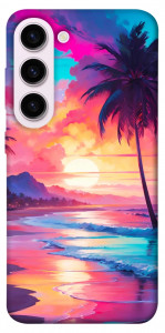 Чехол Закатный пляж для Galaxy S23+