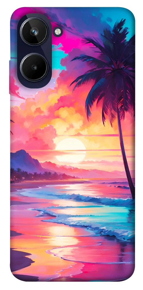 Чохол Закатный пляж для Realme 10 4G