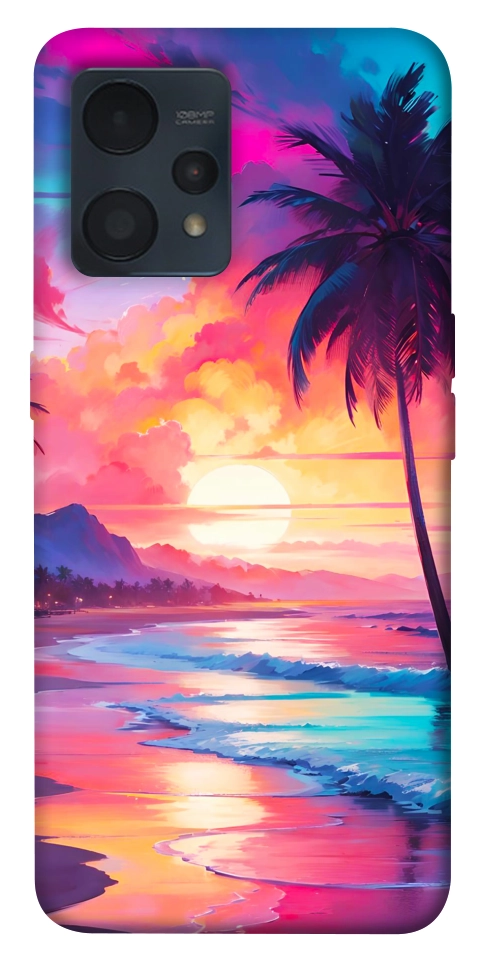 Чохол Закатный пляж для Realme 9 Pro+