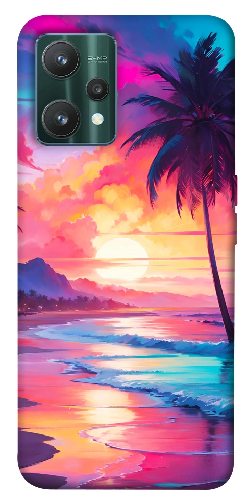 Чохол Закатный пляж для Realme 9 Pro