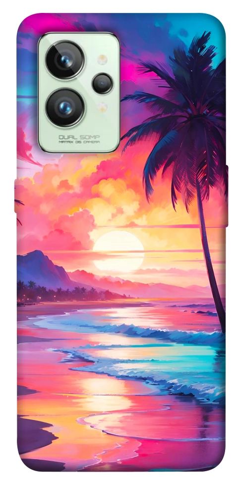 Чохол Закатный пляж для Realme GT2