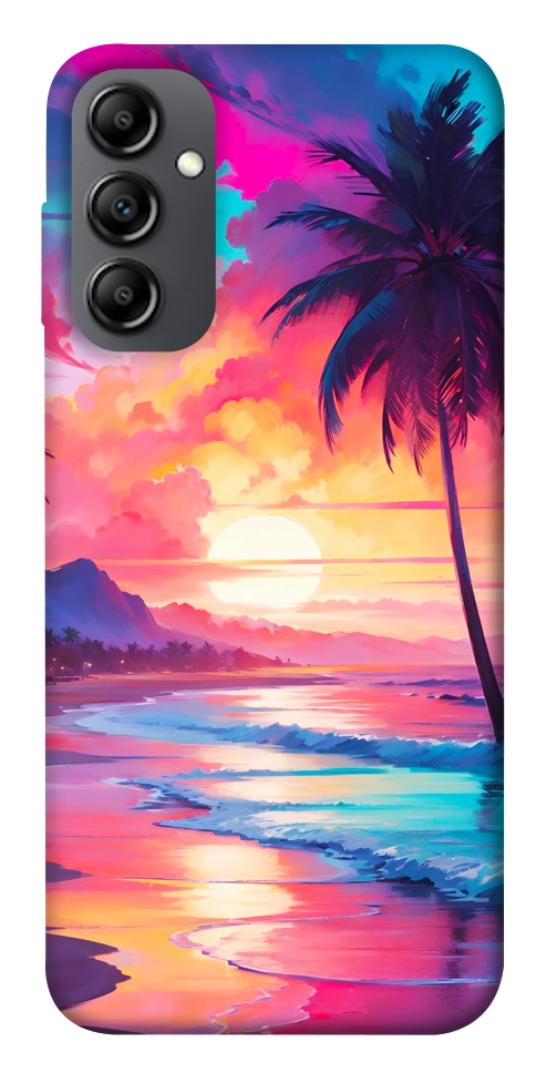 Чохол Закатный пляж для Galaxy A14