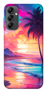 Чехол Закатный пляж для Galaxy A14