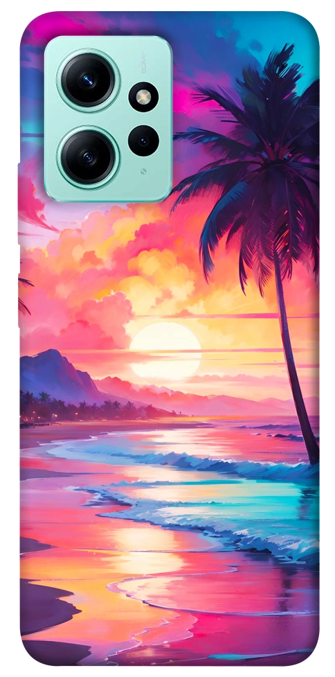 Чохол Закатный пляж для Xiaomi Redmi Note 12 4G