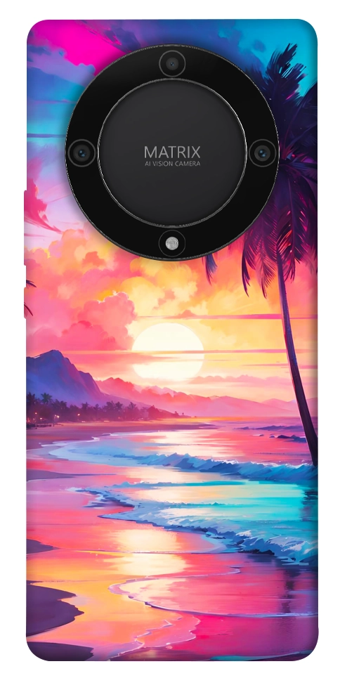Чохол Закатный пляж для Huawei Magic5 Lite