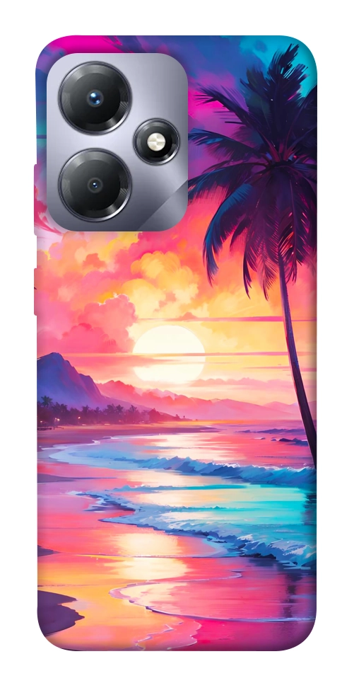 Чохол Закатный пляж для Infinix Hot 30 Play